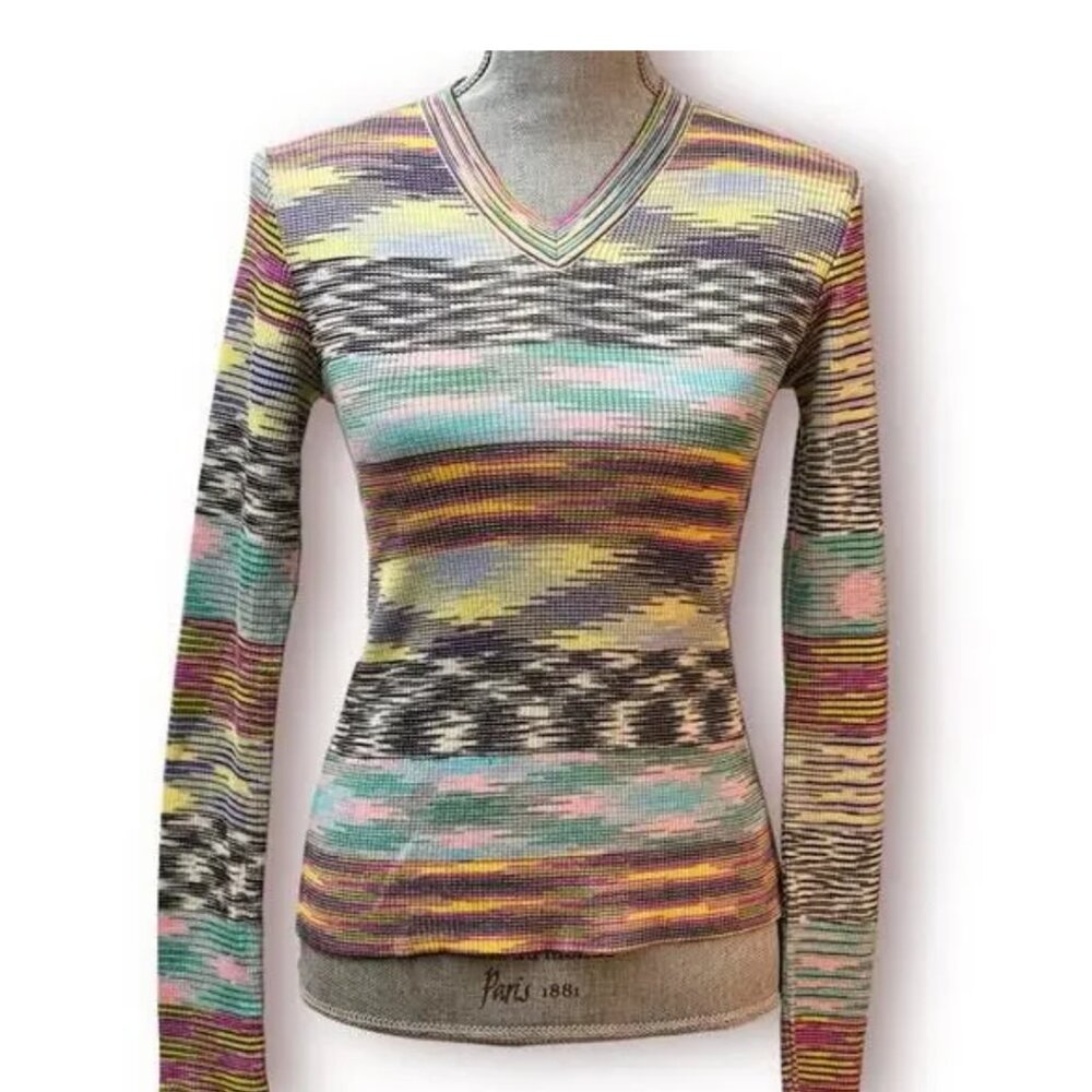 Missoni soft wool space dye sweater